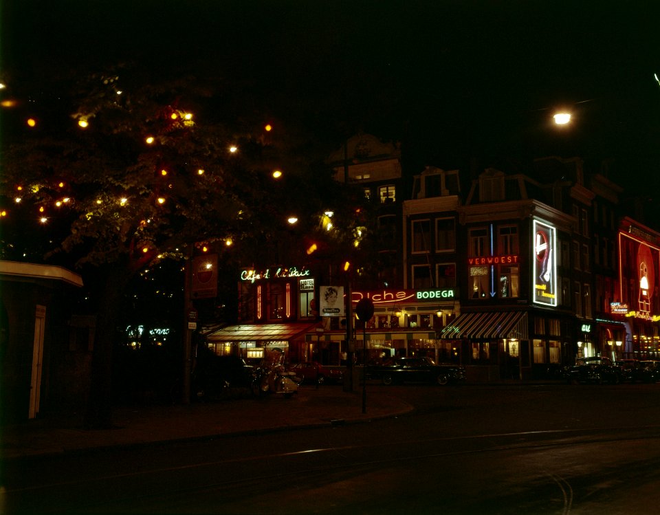 Stadsgezichten, Leidseplein, Leidsestraat, Bestanddeelnr 254-7080