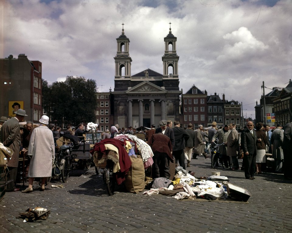 Stadsgezichten, Waterlooplein, Bestanddeelnr 254-7083