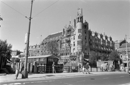 Stadsgezichten Amsterdam, Americain hotel, exterieur, Bestanddeelnr 924-7129