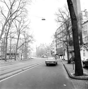 Stadsgezichten in Amsterdam (opdracht Amsterdam Boek ), gezicht op Nieuwe Zijdsv, Bestanddeelnr 927-5701
