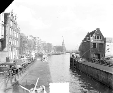 Stadsgezichten , Oude Schans met Montelbaantoren, Bestanddeelnr 906-2497