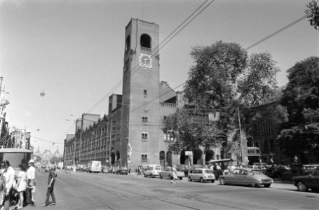 Stadsgezichten Amsterdam, Koopmansbeurs exterieur, Bestanddeelnr 924-7126