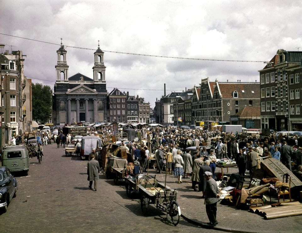 Stadsgezichten, Waterlooplein, Bestanddeelnr 254-7084