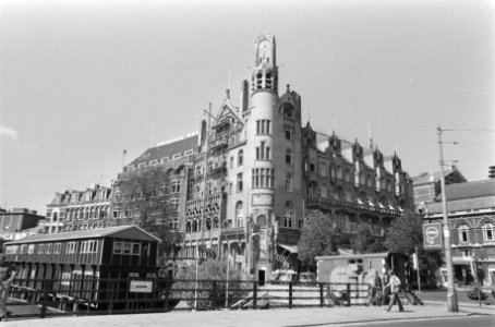 Stadsgezichten Amsterdam, Americain hotel, exterieur, Bestanddeelnr 924-7130