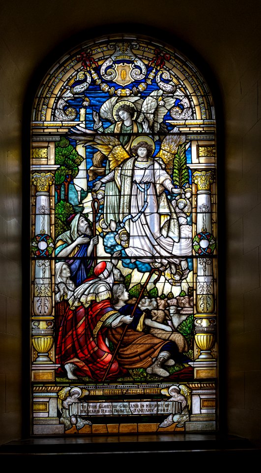 Stained glass in The Cathedral of the Holy Trinity 002