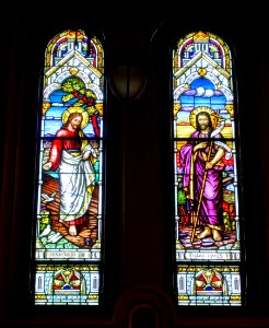 Stained glass 08 - Saints Peter and Paul Catholic Church - San Francisco, CA - DSC02594