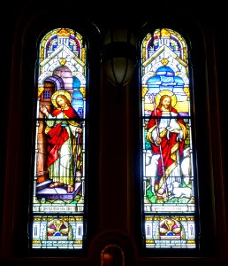 Stained glass 07 - Saints Peter and Paul Catholic Church - San Francisco, CA - DSC02592