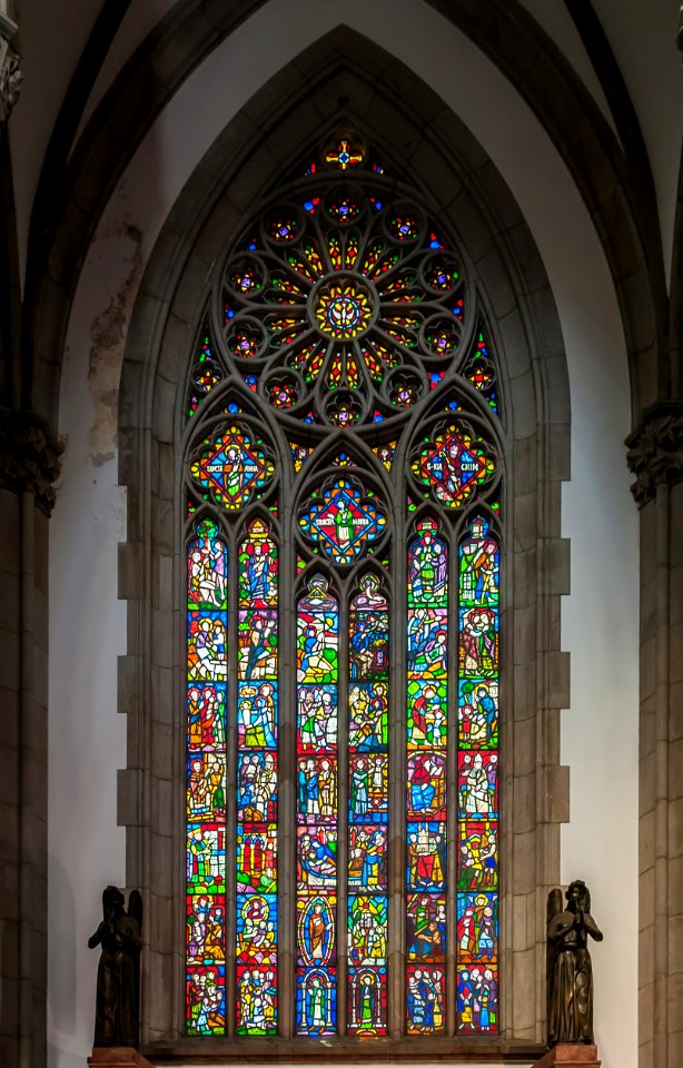 Stained glass in the Sé Cathedral