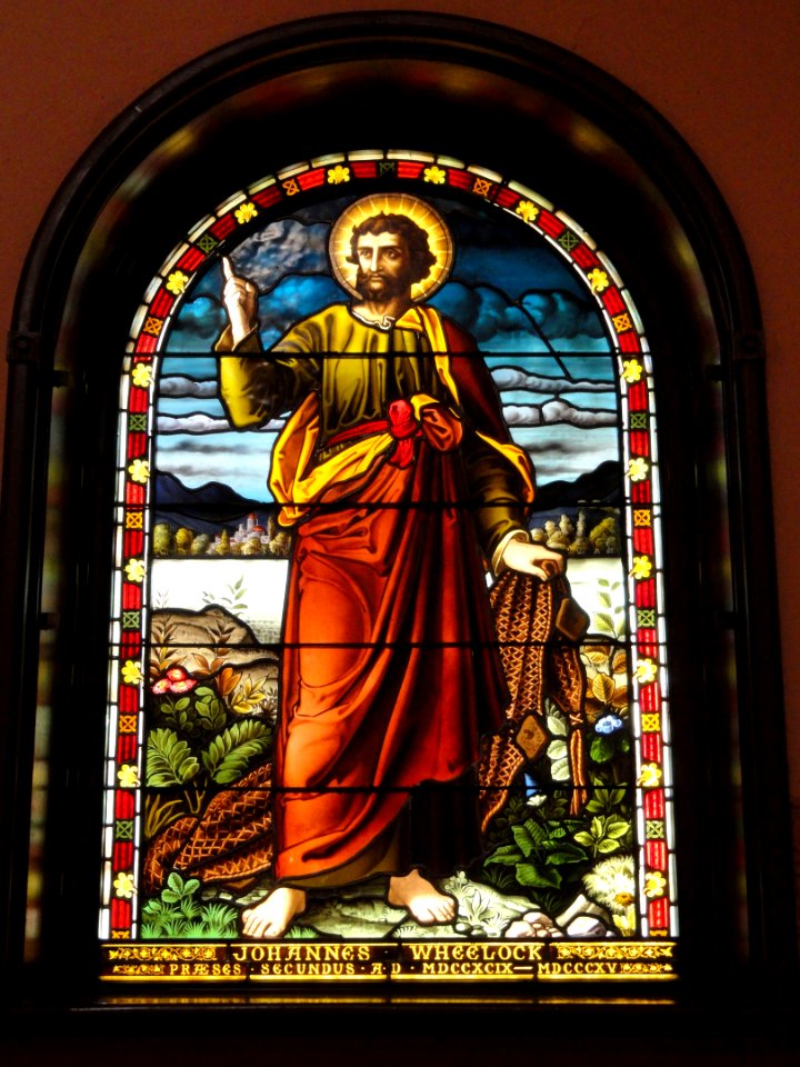 Stained glass - Johannes Wheelock - Rollins Chapel (Dartmouth College) - DSC09035