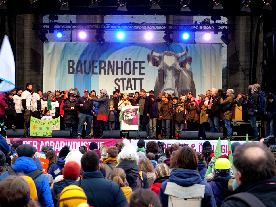 Stage of the "Wir Haben Es Satt!" Demonstration 2019 10