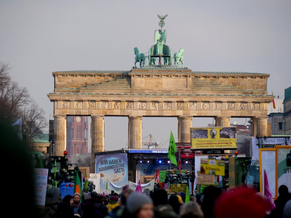 Stage of the "Wir Haben Es Satt!" Demonstration 2019 01