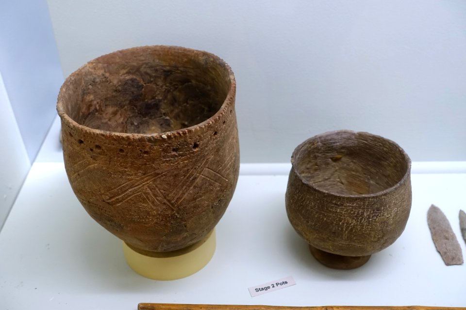 Stage 2 pots - Middle Woodland collection - Robbins Museum - Middleborough, Massachusetts - DSC03833