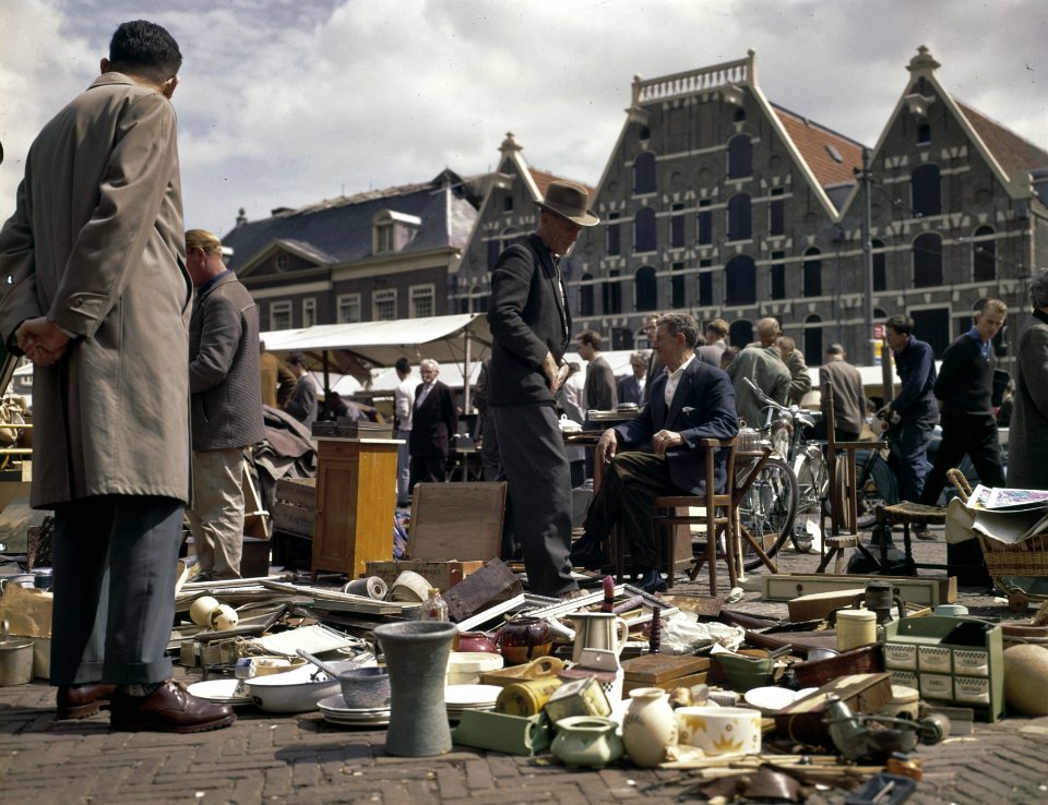 Stadsgezichten, Waterlooplein, Bestanddeelnr 254-7085