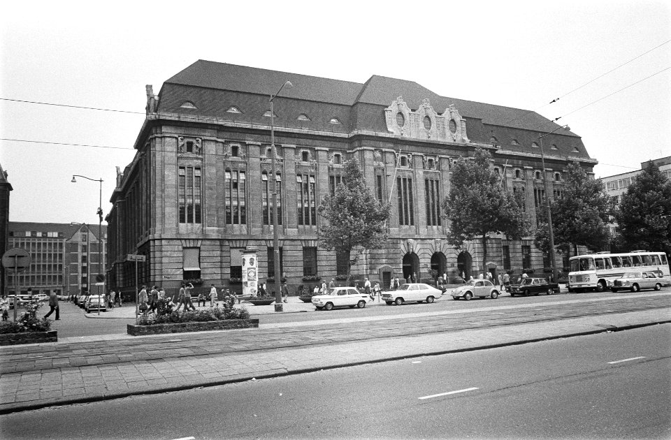 Stadsgezichten Rotterdam, postkantoor exterieur, Bestanddeelnr 924-7262