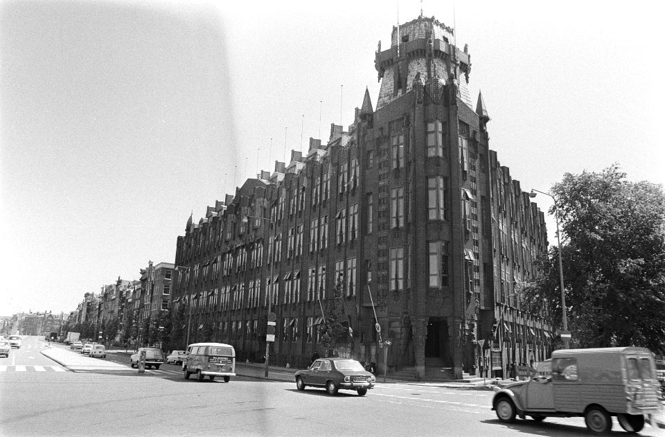 Stadsgezichten Amsterdam, Koopmansbeurs exterieur, Bestanddeelnr 924-7127