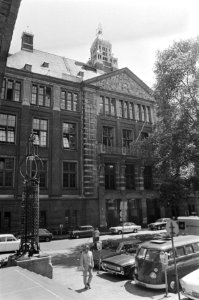 Stadsgezichten Amsterdam, effectenbeurs exterieur, Bestanddeelnr 924-7124
