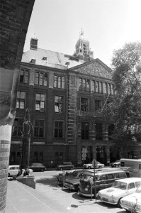Stadsgezichten Amsterdam, effectenbeurs exterieur, Bestanddeelnr 924-7125