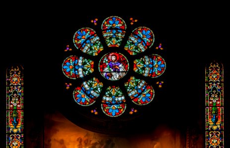 Stained Glass in church of São Paulo 03