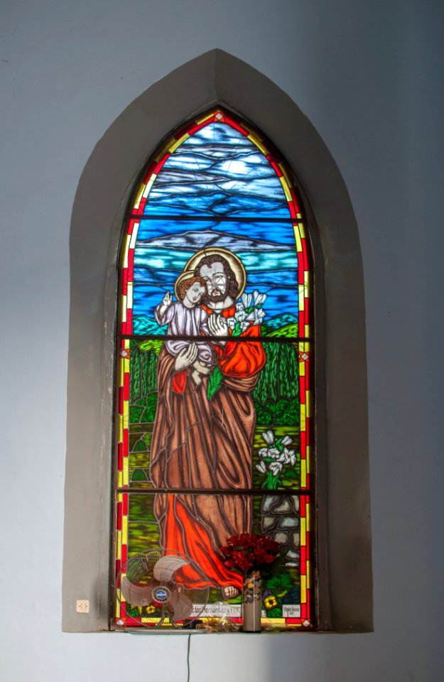 Stained glass window in Basilica of Our Lady of the Valley 10