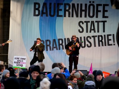 Stage of the "Wir Haben Es Satt!" Demonstration 2019 04