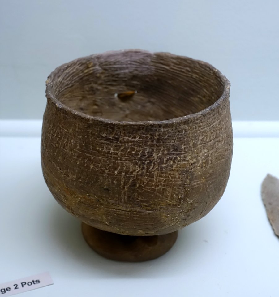 Stage 2 pots, 2 of 2 - Middle Woodland collection - Robbins Museum - Middleborough, Massachusetts - DSC03837