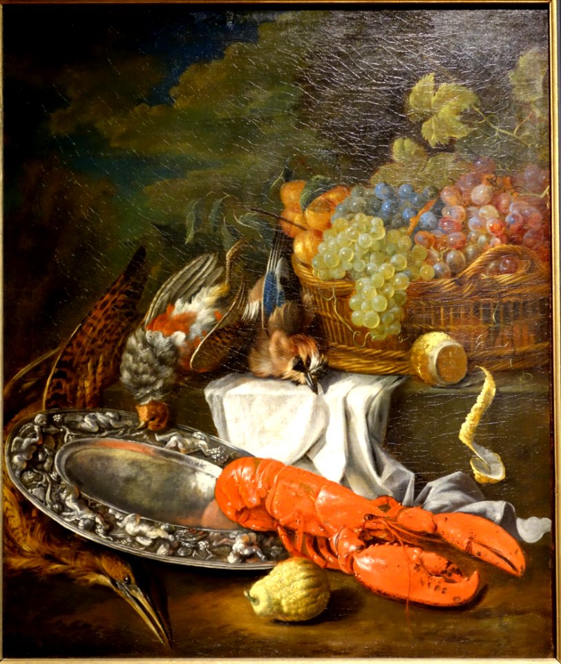 Still life with Lobster by Bernaert de Bridt, 1675-1700 - Museum M - Leuven, Belgium - DSC05496