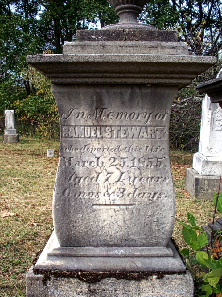 Stewart (Samuel), Bethany Cemetery, 2015-10-09, 01