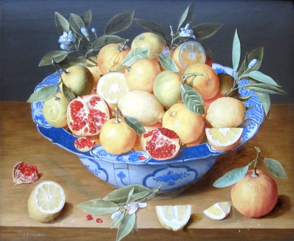 Still Life with Lemons, Oranges and a Pomegranate by Jacob van Hulsdonck, Getty Center
