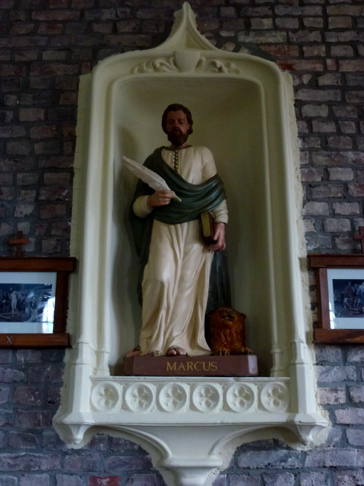 Stevensweert (Maasgouw) St.Rochuskapel beeld St.Marcus