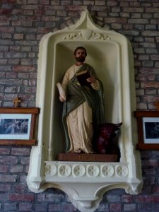 Stevensweert (Maasgouw) St.Rochuskapel beeld St.Lucas