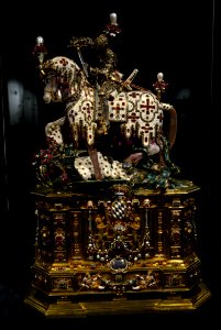 St-Georgs-Statuette Schatzkammer Munich 24102016 1