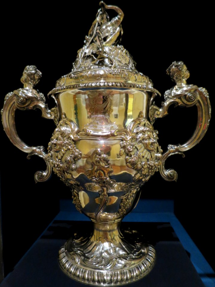 Sterling silver covered cup by Amye Videau, c. 1752-3, Dayton Art Institute