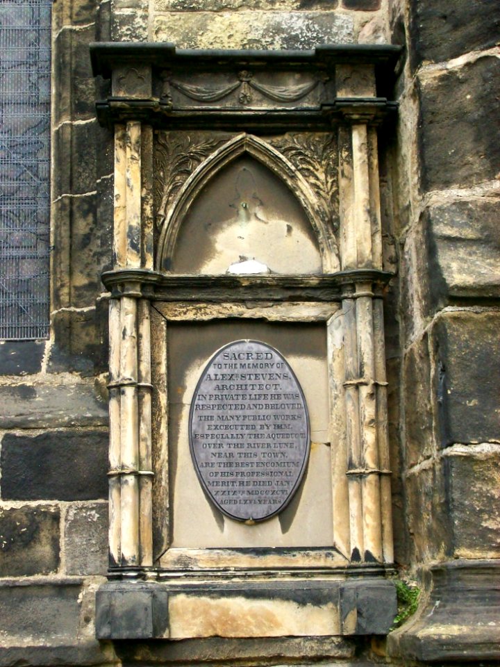 Stevens memorial, Lancaster Priory