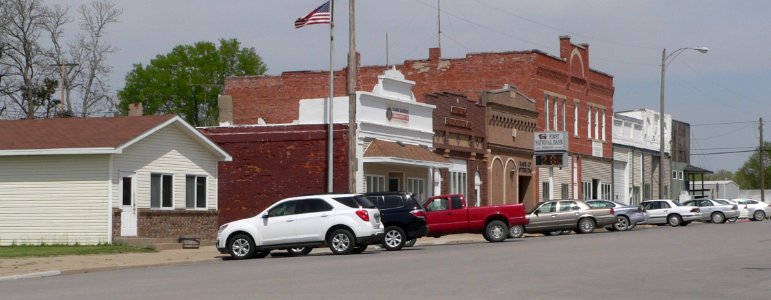 Sterling, Nebraska Broadway from Washington N side 1