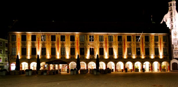 Steuerhaus Memmingen Nachts