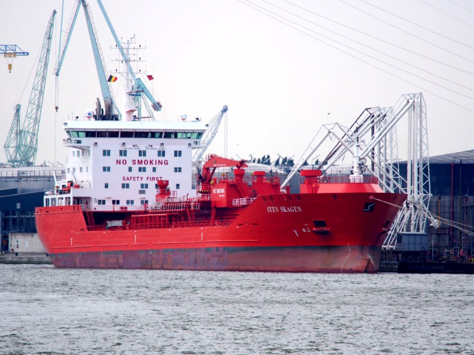 STEN SKAGEN - IMO 9460239 - Callsign ZDJD9, Port of Antwerp