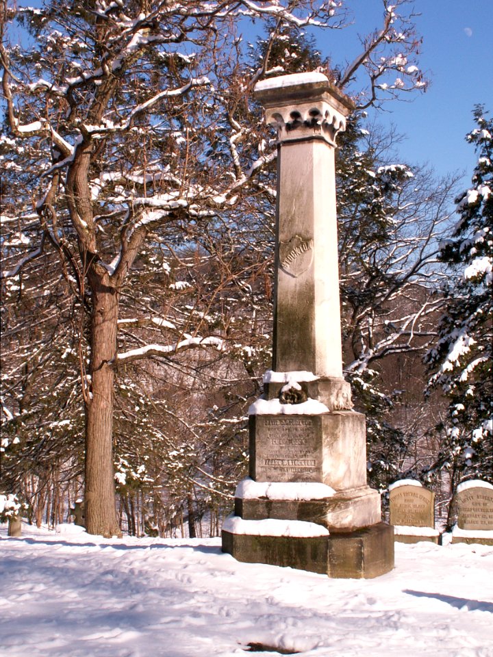 Stockton monument, Allegheny Cemetery, 2015-01-28, 01