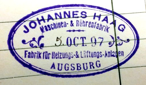 Stempel Johannes Haag AG