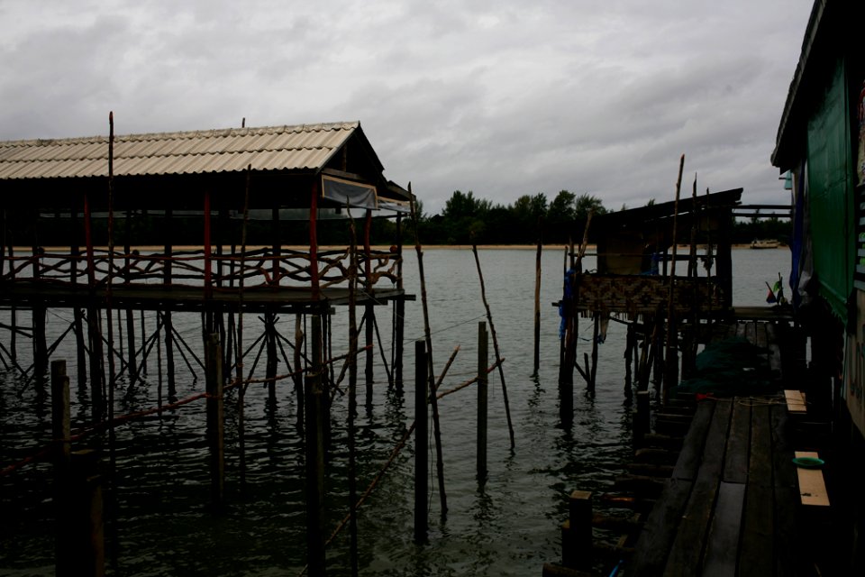Stilt house in Ban Saladan, Krabi province, Thailand