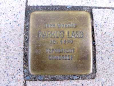 Stolperstein Am Hohen Ende 4