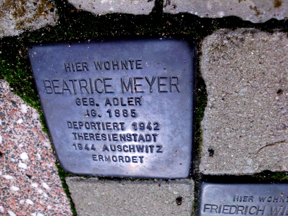 Stolperstein Beatrice Meyer