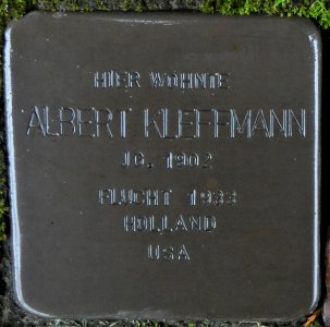 Stolperstein Brookstraße 10 Stadtlohn Albert Kleffmann