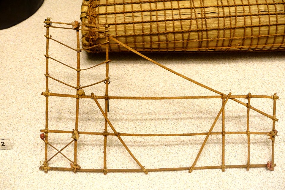 Stick chart used for navigation, Marshall Islands, undated - Ethnological Museum, Berlin - DSC01161