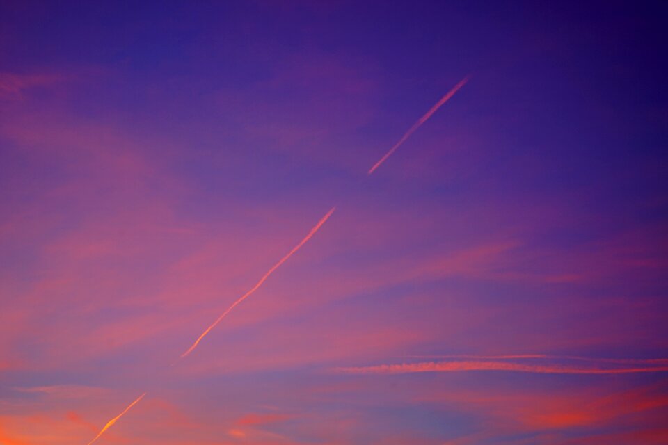 Sunset sunrise red