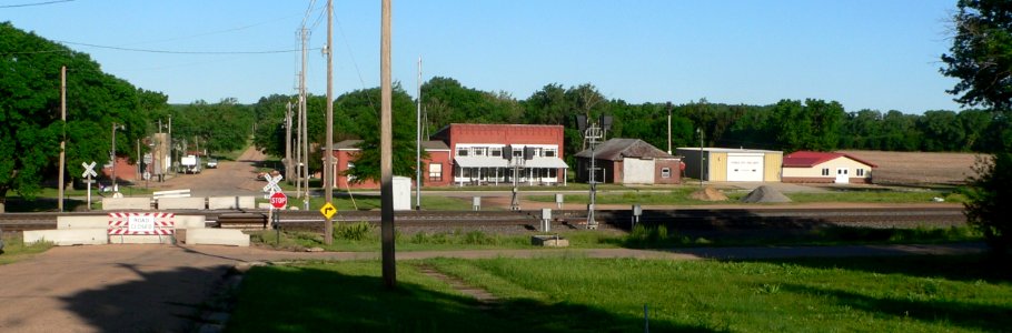 Steele City, Nebraska downtown from E 1