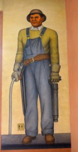 Steelworker by Clifford Wight - Coit Tower, San Francisco, CA - DSC04767