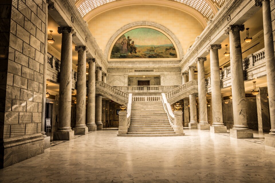 City salt lake utah stairs