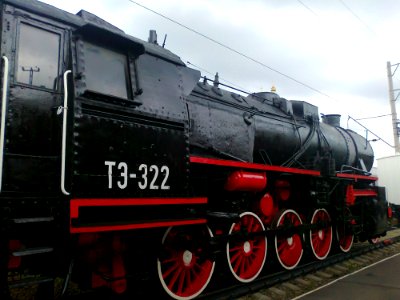 Steam Locomotive ТЭ in Rostov