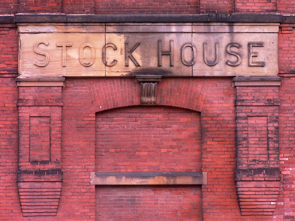 Stock House Inscription, Duquesne Brewery, South Side, Pittsburgh, 2020-01-25