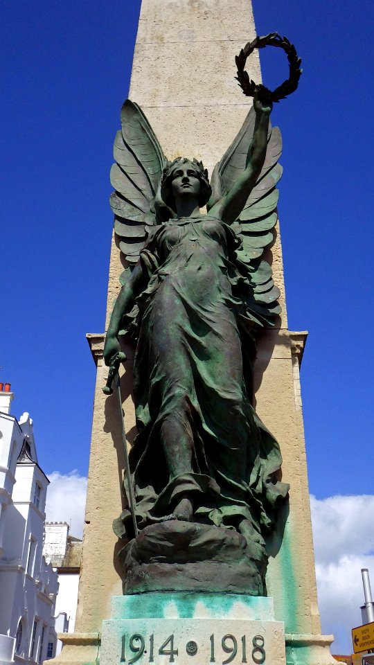 Statue, War Memorial, Marina, Bexhill